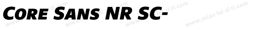 Core Sans NR SC字体转换